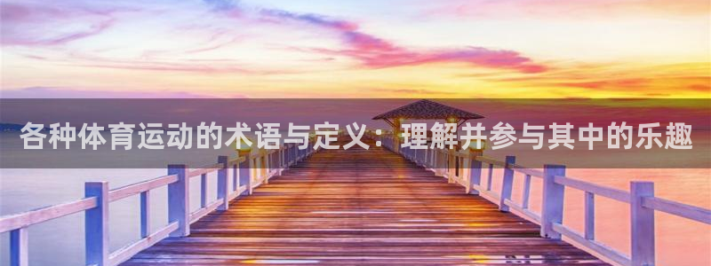 678体育：各种体育运动的术语与定义：理解并参与其中的乐趣